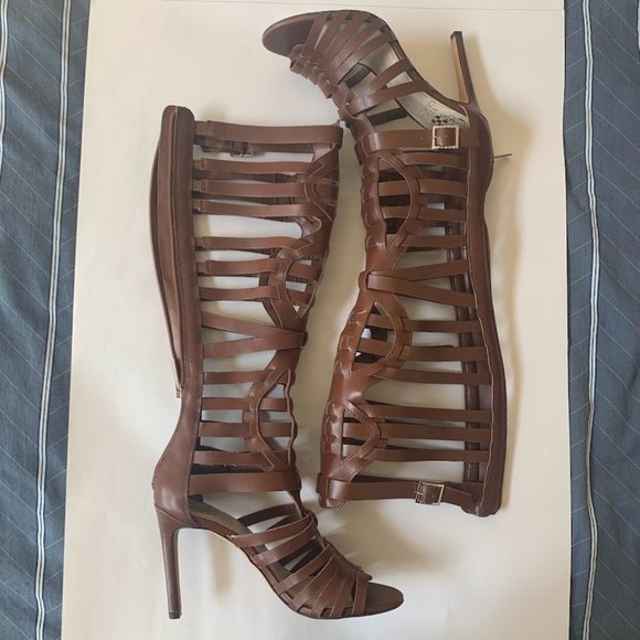Vince Camuto Kace Tall Gladiator Heeled Sandals - Size 6 - Picture 4 of 10